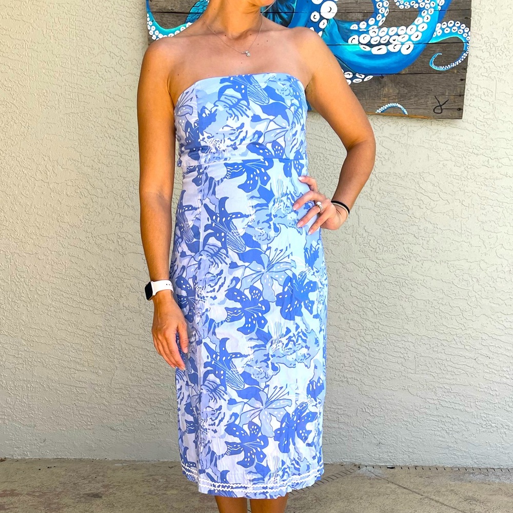 Lilly strapless dress